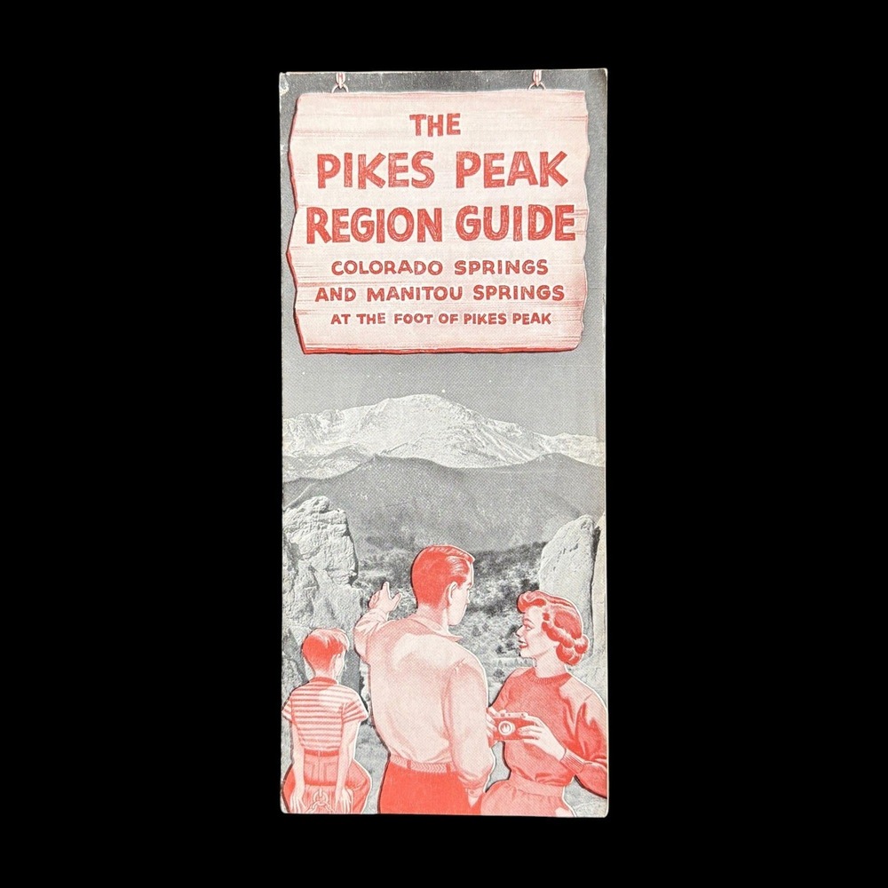 Manitou Springs Colorado Pikes Peak Region Guide Vintage 1956 Sesquicentennial